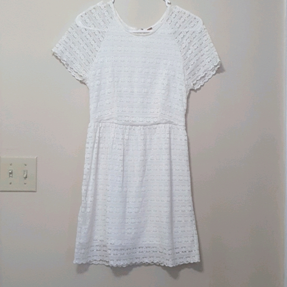 Free People Ivory white Lace Dress